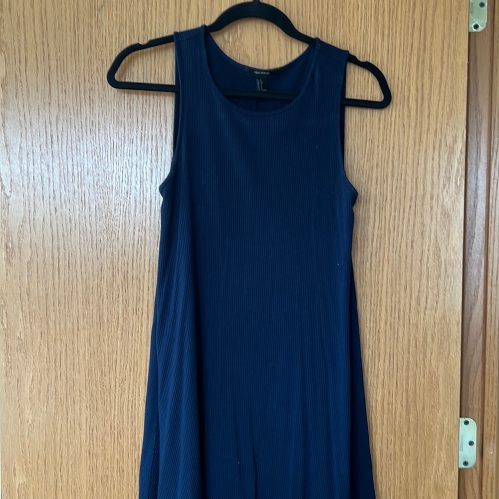 Navy blue T-shirt dress